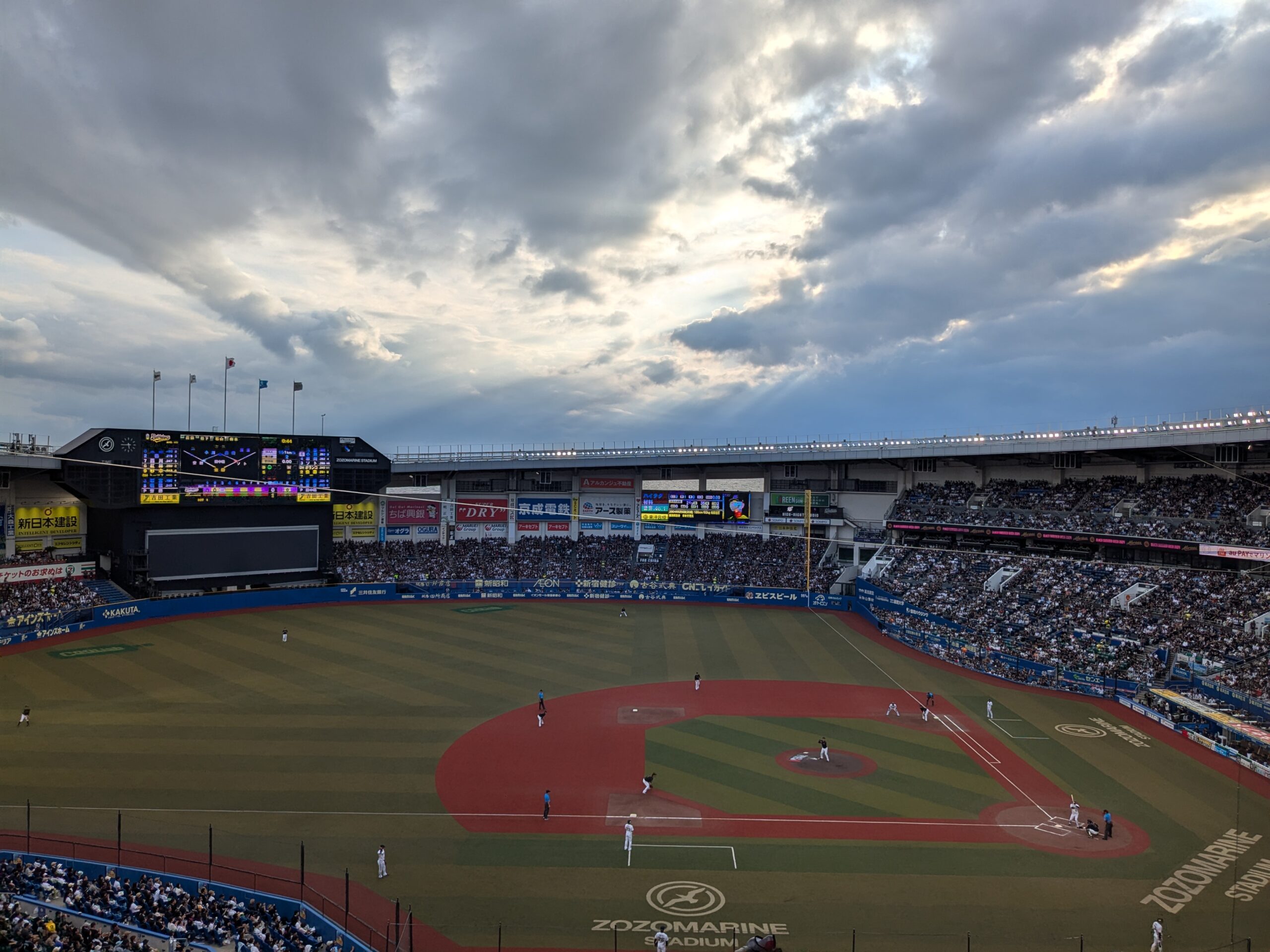 初！マリンスタジアム🥎